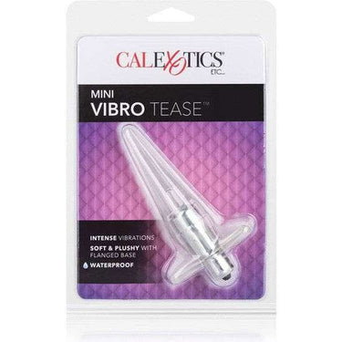 Vibratore Anale Elegante con Stimolatore Vibrante Argento 10 cm
